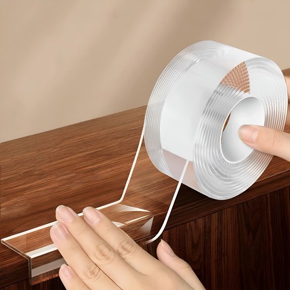 ICERUN 2026 New 1.57Inx9.84Ft,Clear Edge Protector Strip Sharp Edge Wrap Cover Tape,Self Adhesive Protective Bumper Guards for Cabinet Door Desk Glass Table Furniture,Kitchen Countertop,Waterproof