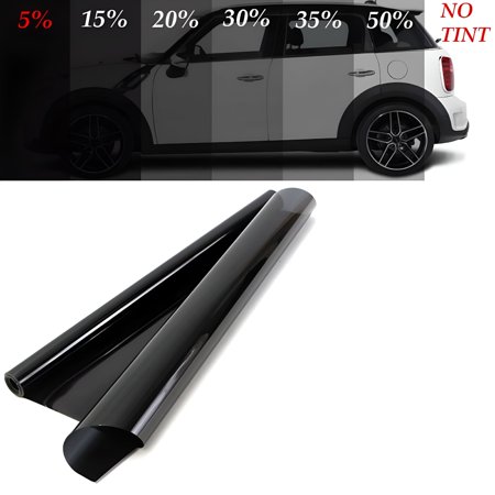 ICERUN 2026 New Blackout Car Window Film: Light Blocking,Privacy Anti-Uv Heat Control Reflective Glass Tint-Dark Black Car Window Tint Film Glass Car Solar Protection Film(118X20In)