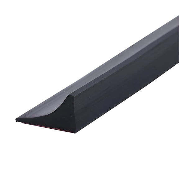 ICERUN 2026 New Collapsible Threshold Water Dam for Shower Stall, Silicone Shower Barrier Keeps Water Inside Threshold, Bathroom Water Stopper, Flood Shower Barrier, Dry and Wet Separation Black