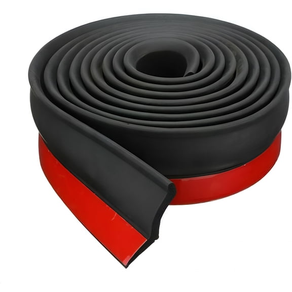 ICERUN 2026 New Full Wrap Bottom Weatherproof Edge Trim Multipurpose Rubber Seal Strip for Garage&Shutter Doors Garage Door Seals Bottom Rubber for Garage,Warehouse,Shed,Workshop,Storage Doors