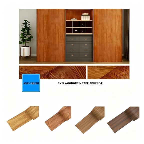 ICERUN 2026 New Furniture Tape Duct Tape Wood Effect Tape Floor Repair Tape Wood Effect Repair Adhesive Duct Tape for Furniture, Doors, Floors, Home Repairs, Diy Projects, Surface Restoration.
