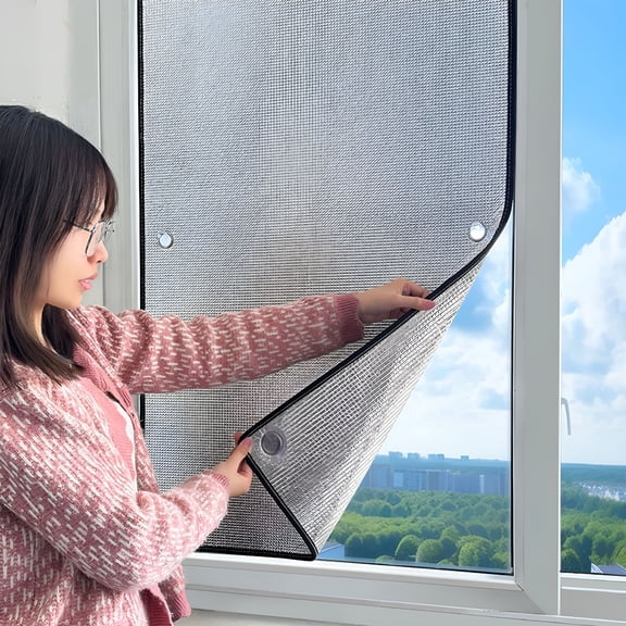 ICERUN 2026 New Reflective Window Insulation Roll Film for Sun Uv Ray Blocking,Privacy Heat Control Window Film,Insulation Double Side Aluminum Foil Bubble Sheet for Garage Door,Rv,Roof