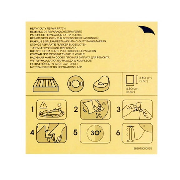 ICERUN 2026 New Repair Patch Kit with Quick-Fix Functionality Inflatable Multi-Purpose Repair Patch for Pools and Boats for Pool Boat Kayak Inflatable Toy Versatile Vinyl Repair Kit