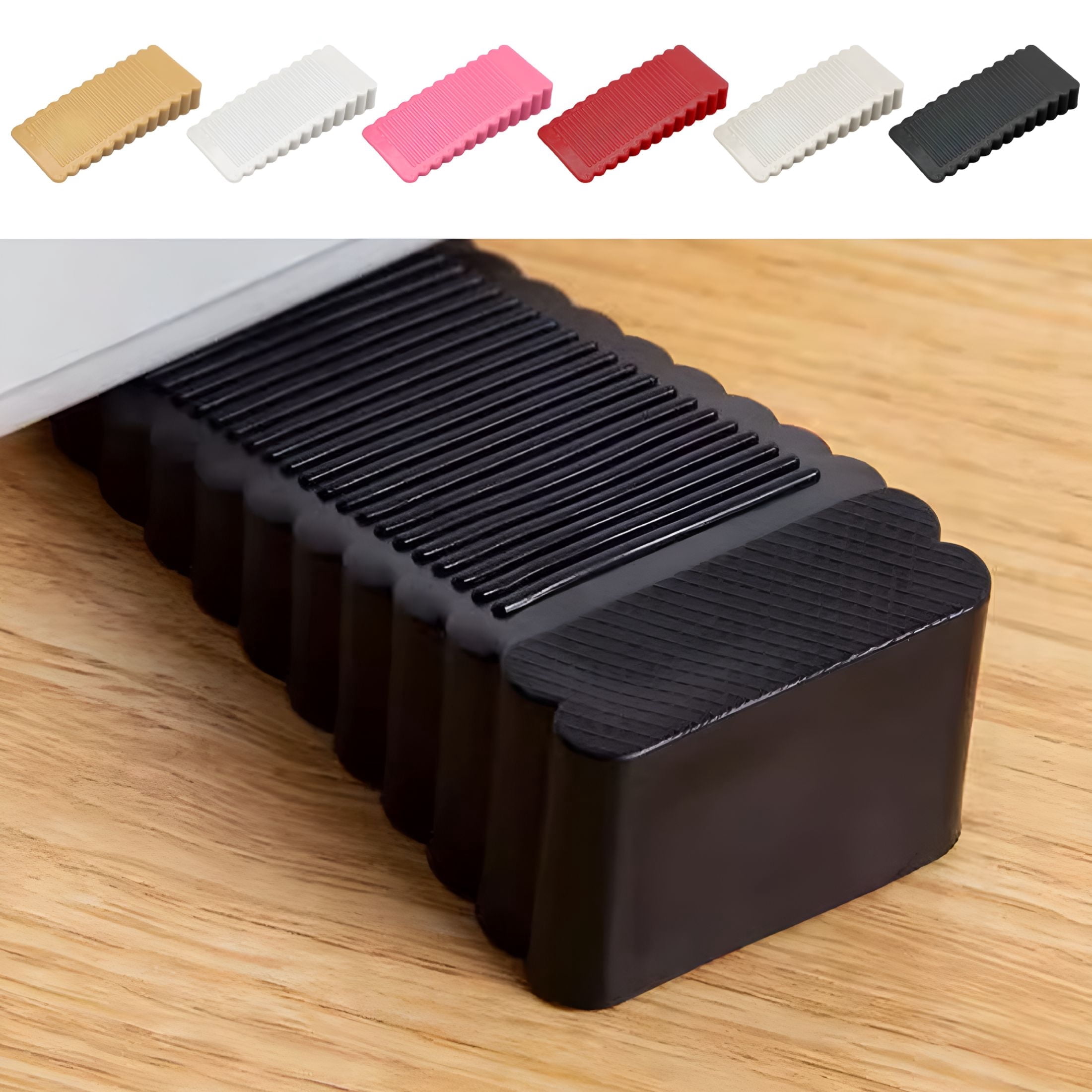 ICERUN 2026 New Silicone Door Stopper Wedge,Doorstop for Bottom of Door ...