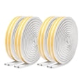 thumbnail image 1 of XIBUFE 2Pcs Door Stoppers Bottom Low Temperature Under Draft Stopper Self-Adhesive white, 1 of 7