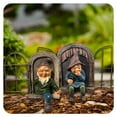thumbnail image 1 of ICERUN 2Pcs Garden Gnomes,Resin Dwarf Garden Statues,Fairy Tale Ambiance Dwarf Garden Gnomes Outdoor,Style4, 1 of 7