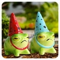 thumbnail image 1 of ICERUN 2Pcs Garden Statues,Resin Frog Sculpture Yard Art,Quirky Frog Figure Outdoor Garden Decor,Style5, 1 of 7