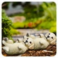 thumbnail image 1 of ICERUN 2Pcs Garden Statues,Resin Little Golden Retriever Sculpture Garden Decorations,Accurate Body Shape Dog Outdoor Statues, 1 of 7