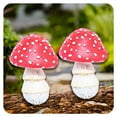 thumbnail image 1 of ICERUN 2Pcs Garden Statues,Resin Luminous Mushroom Sculpture Garden Art,Garden Lawn Feature Yard Decorations Outdoor,Style3, 1 of 7