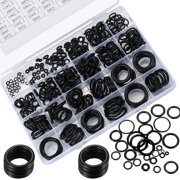 ICERUN 360 Pcs O Ring Assortment Kit,Rubber Washer Orings,Black 24 Sizes Pressure Washer O Ring Kit for Faucet,Hose,Automotive,Air Gas Plumbing Sealing Repair O Rings