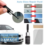 ICERUN 3PCS Glass Repair Fluid Kit 18ml   Car Windshield Crack Chip Fix, Window Resin for Auto Glass Repair, Removes Bulls-Eye, Stars, Line Cracks, DIY Easy Use