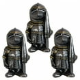 thumbnail image 1 of ICERUN 3Pcs Garden Gnomes,Resin Knight with Spear Sculpture Garden Decor for Outside,Vintage Aged Craft Outdoor Statues,Style2, 1 of 7
