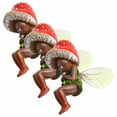 thumbnail image 1 of ICERUN 3Pcs Garden Statues,Resin Sleeping Fairy Sculpture Garden Art,Elf-Like Posture Yard Decorations Outdoor, 1 of 7