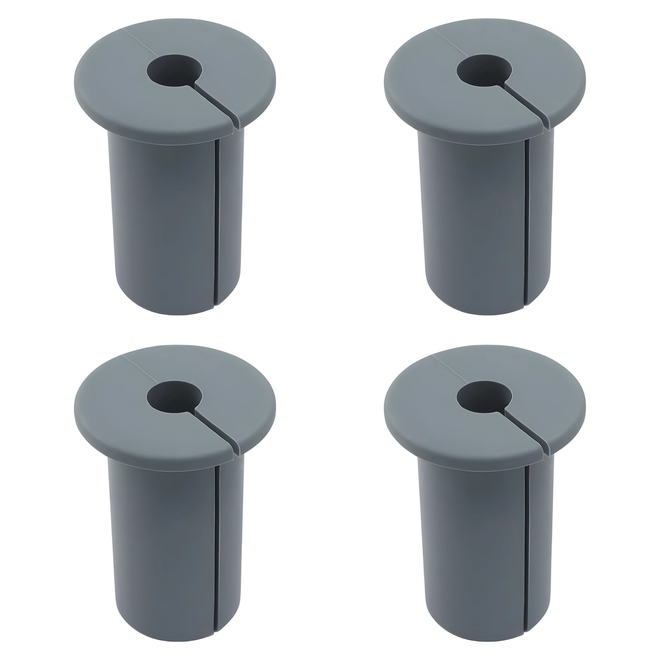ICERUN 4 Pcs Gray Cable Protector, Silicone Rubber Grommets (Dia 19mm x ...