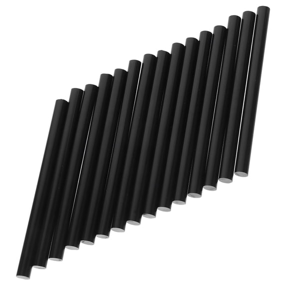 ICERUN 50 Pcs Mini Hot Glue Mini Glue Stick Hot Melt Glue Stick 10.00X0.70X0.70CM Black