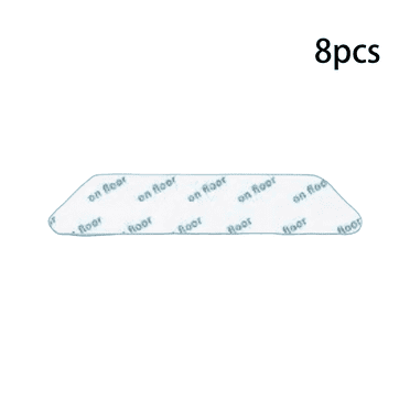 ICERUN 8 Pcs Rug Gripper,Colloidal Softness Rug Tape,Washable Carpet Tape,White