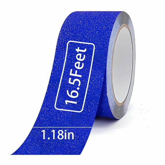 ICERUN Anti Slip Tape,Prevents Slips and Falls Grip Tape,Eco-Friendly and Non-Toxic Grip Tape for Stairs,Blue