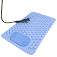 thumbnail image 1 of ICERUN Bath Mats,Dual-Function Non Slip Bath Mat,Dual-Sided Anti-Slip Design Bathtub Mat Non Slip,Blue, 1 of 1