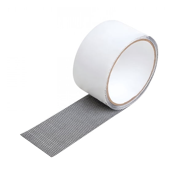 ICERUN Black Window Screen Repair Tape,Fiberglass Repair Kit for Window Screen and Screen Door Tears Holes,2inx6ftScreen Repair Kit,Strong Adhesive Screen Patch Fiberglass Screen Tape Mesh Repair
