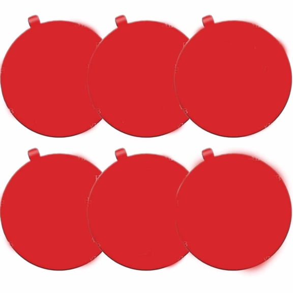 ICERUN Double Sided Adhesive Pads,Made of Round Car Mount Adhesive.Sticky Dash Cam Mounting Tape.Heavy Duty Tape Sticker for Dashboard &Daily Use.Waterproof,Heat-Resistant.6Pcs
