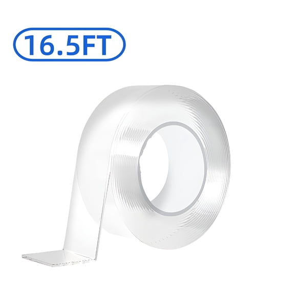ICERUN Double Sided Tape Heavy Duty, Nano Double Sided Adhesive Tape, Carpet, Rug DIY  Strong Two Sided Adhesive Tape  No Residue, Washable, Traceless- 16.40ft