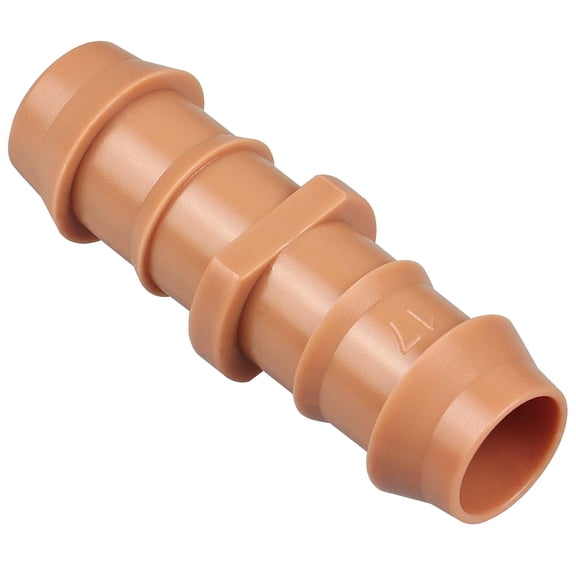 ICERUN Drip Irrigation Barbed Coupling20 Pack Drip Irrigation Coupler Parts Fits for 1/2 Inch Drip Irrigation Tubing 17Mm 0.600" Id Coupling Connectors for Patio Lawn Garden