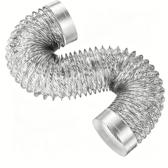 ICERUN Dryer Vent Hose 4 Inch 3Ft Heavy Duty Flexible Exhaust Duct Hose, Thick 6-Ply Aluminum Foil Insulated Ducting for Tight Space, Hvac Ducting Kit