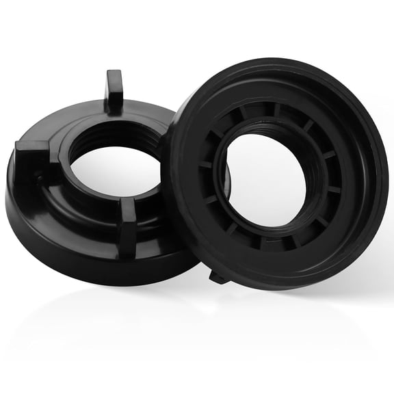 ICERUN Faucet Mounting Nut 1/2" Ips : Durable Plastic Easy Installation Lock Nut Replacement Parts,Mounting Accessories for Bathroom Kitchen Sink Faucets 2Pcs