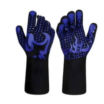 ICERUN Fireplace Gloves,Tough Against Abrasions Fire Gloves,Protective Welding Gloves from Flames and Heat,Style3