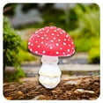 thumbnail image 1 of ICERUN Garden Statues,Resin Luminous Mushroom Sculpture Yard Decor,Mushroom Shape Outdoor Decorations for Yard,Style2, 1 of 7