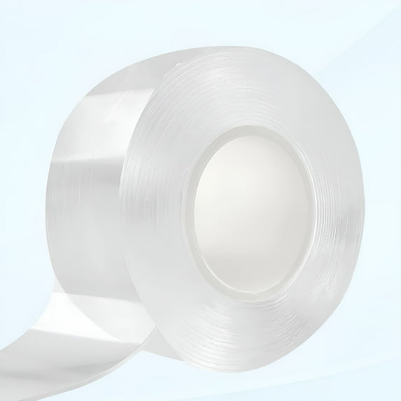 ICERUN Heavy Duty Double Sided Tape,Removable 20FT Nano Mounting Tape,Strong Adhesive Tape Transparent Clear Adhesive Tape for Walls Carpet (0.08in0.8in10Feet,Pack of 2)