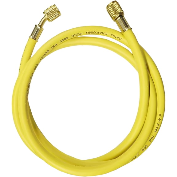 ICERUN Hose Refrigerant Hose 60 Inch 800 PSI Working Pressure Tube | Car HVAC Charging Hose with 1/4 SAE Flare for Air Conditioning System Manifold Gauge Hoses for R134A R410A and R22