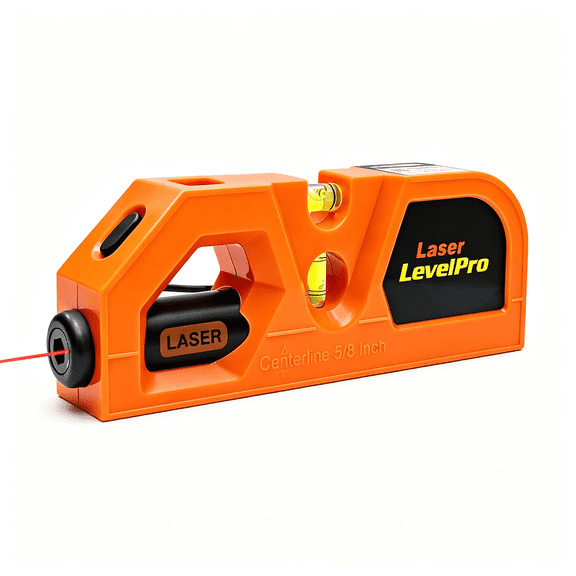 ICERUN Multipurpose Standard Cross Line Laser Level Kit with Metric Ruler Ideal for Picture Hanging,Cabinets,Tile Walls,And Flooring Installation,Precise Laser Alignment Tool