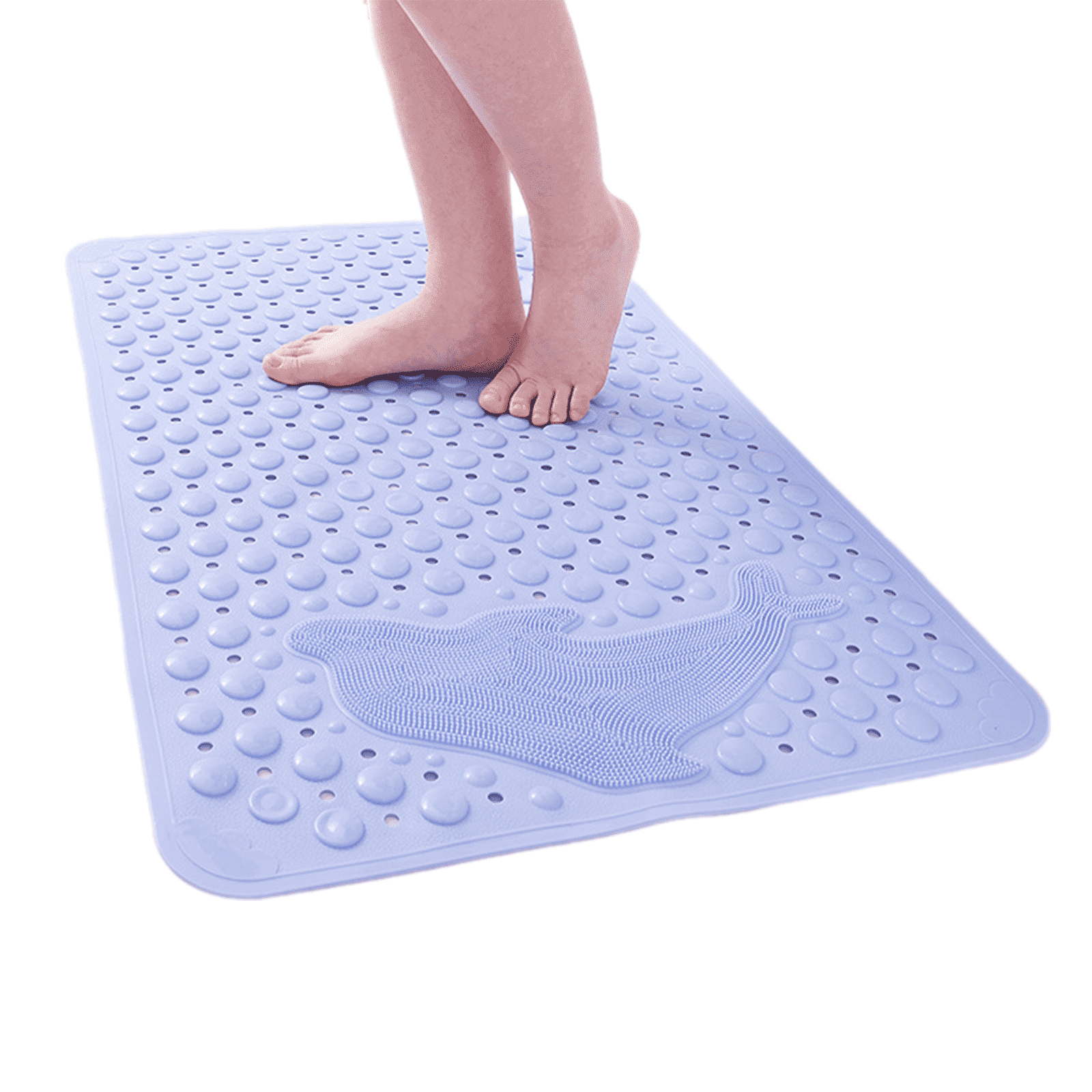 GASTROPOD Non Slip Bath Mat,Efficient Anti Mold Shower Mat Non Slip Quick-Drain Design,Secure ...