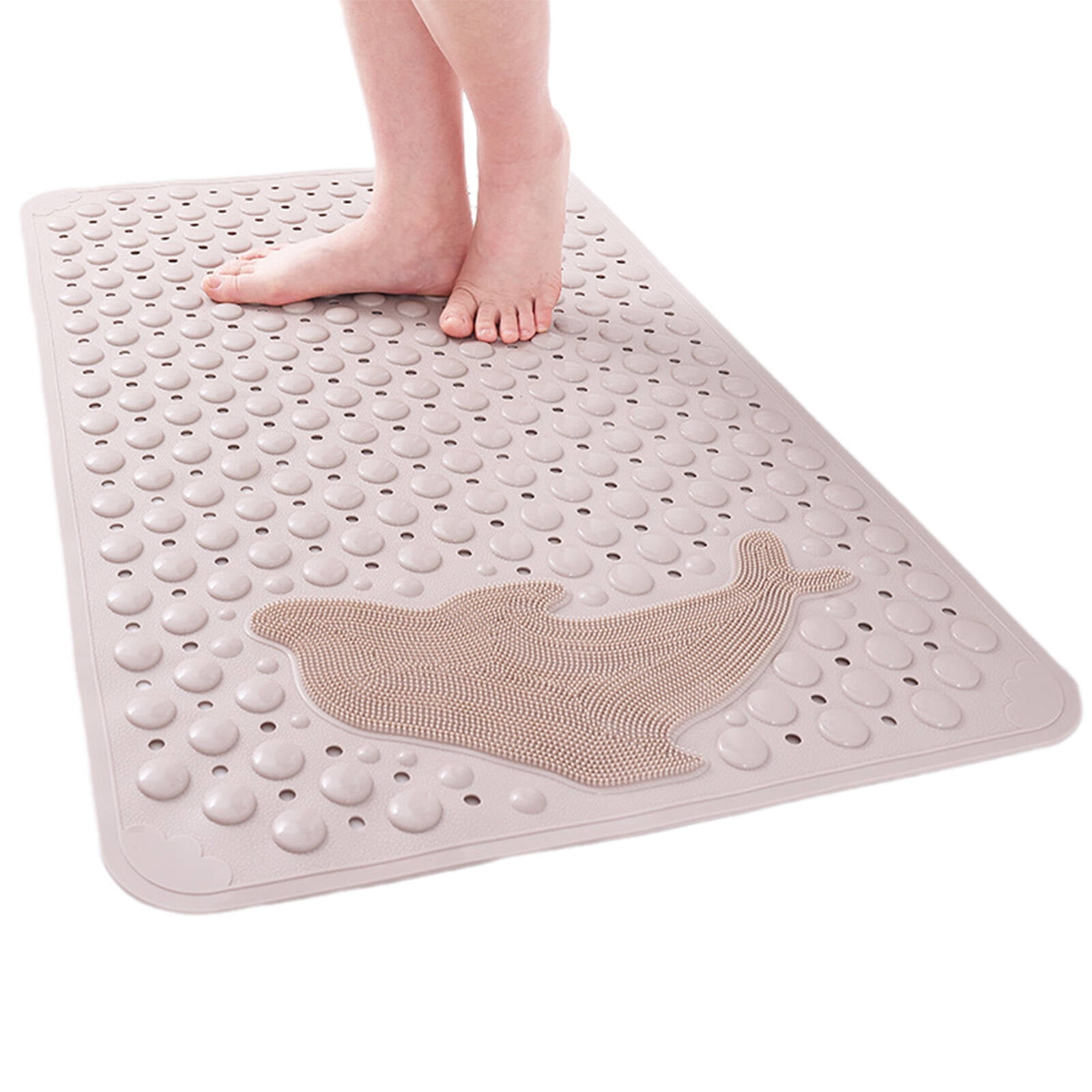 GASTROPOD Non Slip Bath Mat,Anti Mold Shower Mat Non Slip Quick-Drain ...