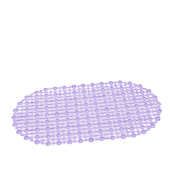 ICERUN Non Slip Bath Mat,PVC Material Tub Mat,Foot Massage bubbles Design Bath Mats,Purple
