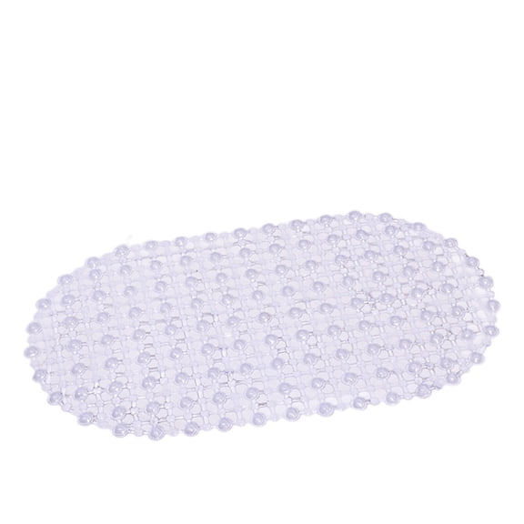 ICERUN Non Slip Bath Mat,PVC Material Tub Mat,Foot Massage bubbles Design Bath Mats,White