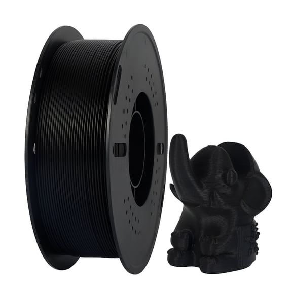 ICERUN PLA Filament 1.75mm Black 1KG, 3D Printer Filament Dimensional Accuracy +/- 0.02mm, 1kg Cardboard Spool(2.2lbs) 3D Printing Filament Fits for Most FDM 3D Printers
