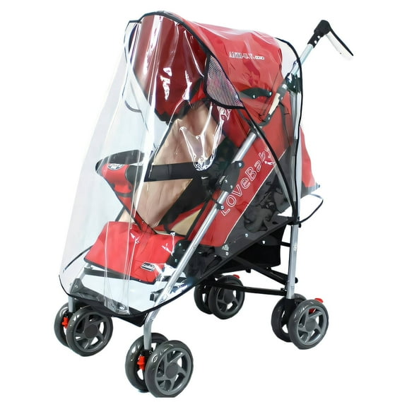 ICERUN Rain Cover Zipper Design for Easy Wear Stroller Rain Cover Waterproof Material Stays Dry Stroller Cover for Winter