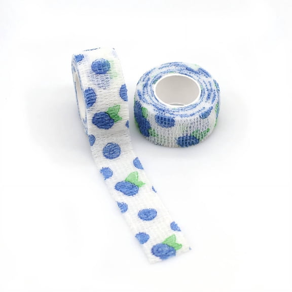 ICERUN Self Adhesive Bandage Wrap,Skin Protection Gauze Tape,Tearable Medical Tape,Pattern5