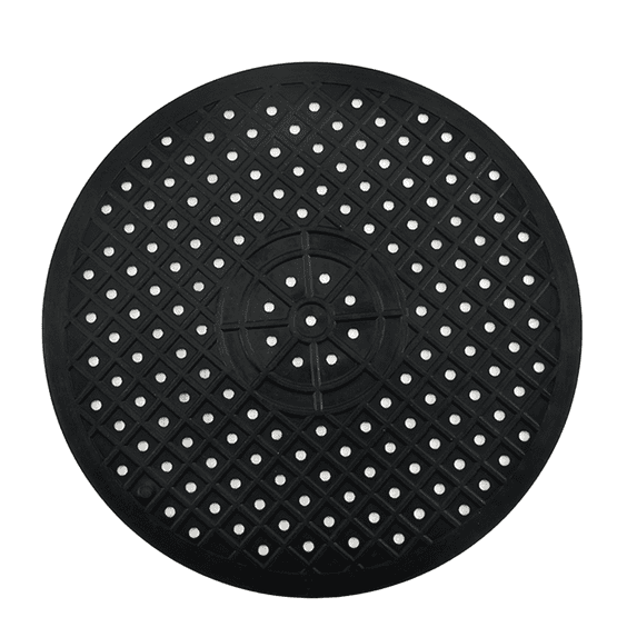 ICERUN Sink Mat,Kitchen Sink Protector,Kitchen Sink Mats,Black Round