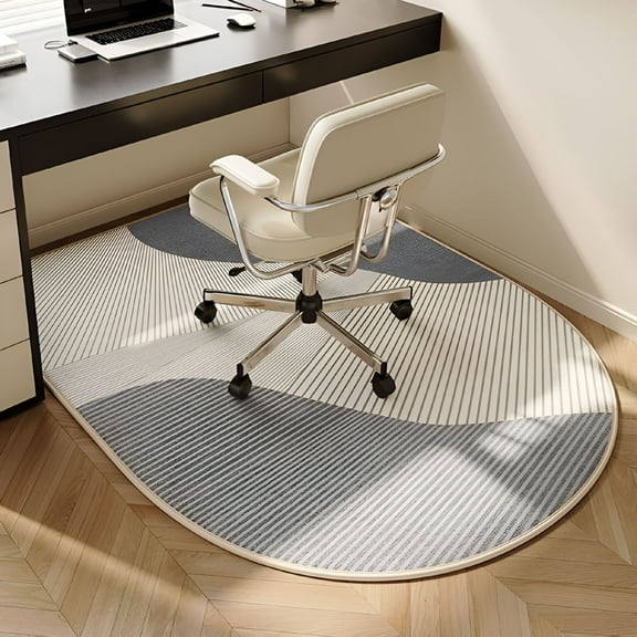 ICERUN Soundproof Office Chair Mat for Carpet,Computer Gaming Rolling Chair Mat Under Desk Low