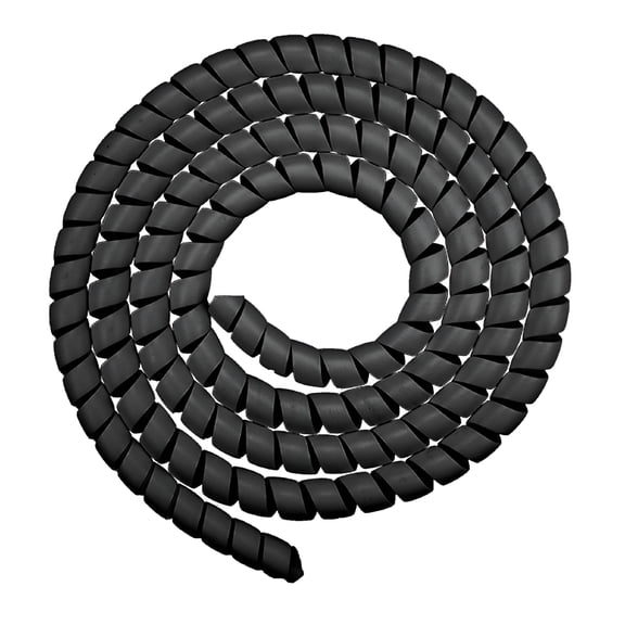 ICERUN Spiral Wire Wrap Cable Management Tube, Flexible Cord