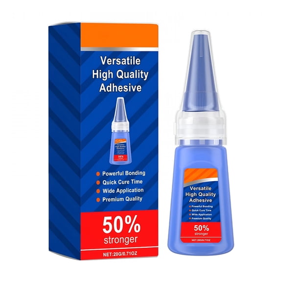 ICERUN Super Glue All-Purpose Extra Strong Waterproof,Heat- & Dishwasher-Resistant,Clear Fast-Drying Glue for Plastics,Wood,Ceramics,Leather,Sports Shoes,Metal Crafts,Etc