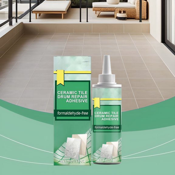 ICERUN Tile Repair Adhesive Kit,100Ml Multi-Surface Invisible Waterproof Sealant for Cracks & Chips,Ceramic,Porcelain,Mosaic & Enamel Repair,Long-Lasting,Durable,Diy Home & Bathroom Fix