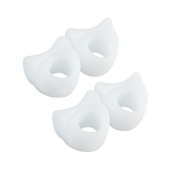 ICERUN Toe Spacers,Comfortable Toe Separators for Men,Invisible Bunion Corrector,8 -Pack