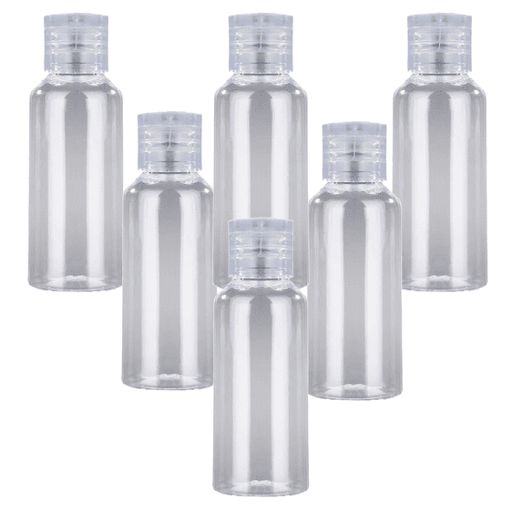 ICERUN Travel Bottles for Toiletries, Transparent 100ml Toiletry Bottles, Leakproof Small Travel Containers