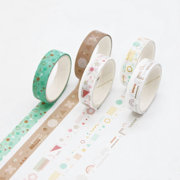 ICERUN Washi Tape,Multi-Color Markers Washi Stickers,Decorating Journals Fashion Tape,Color7