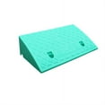thumbnail image 1 of ICERUN Wheelchair Ramp,50*27*13cm Wheel-Resistant Car Ramp,Snap together Custom Length Threshold Ramps for Doorways,Green, 1 of 3