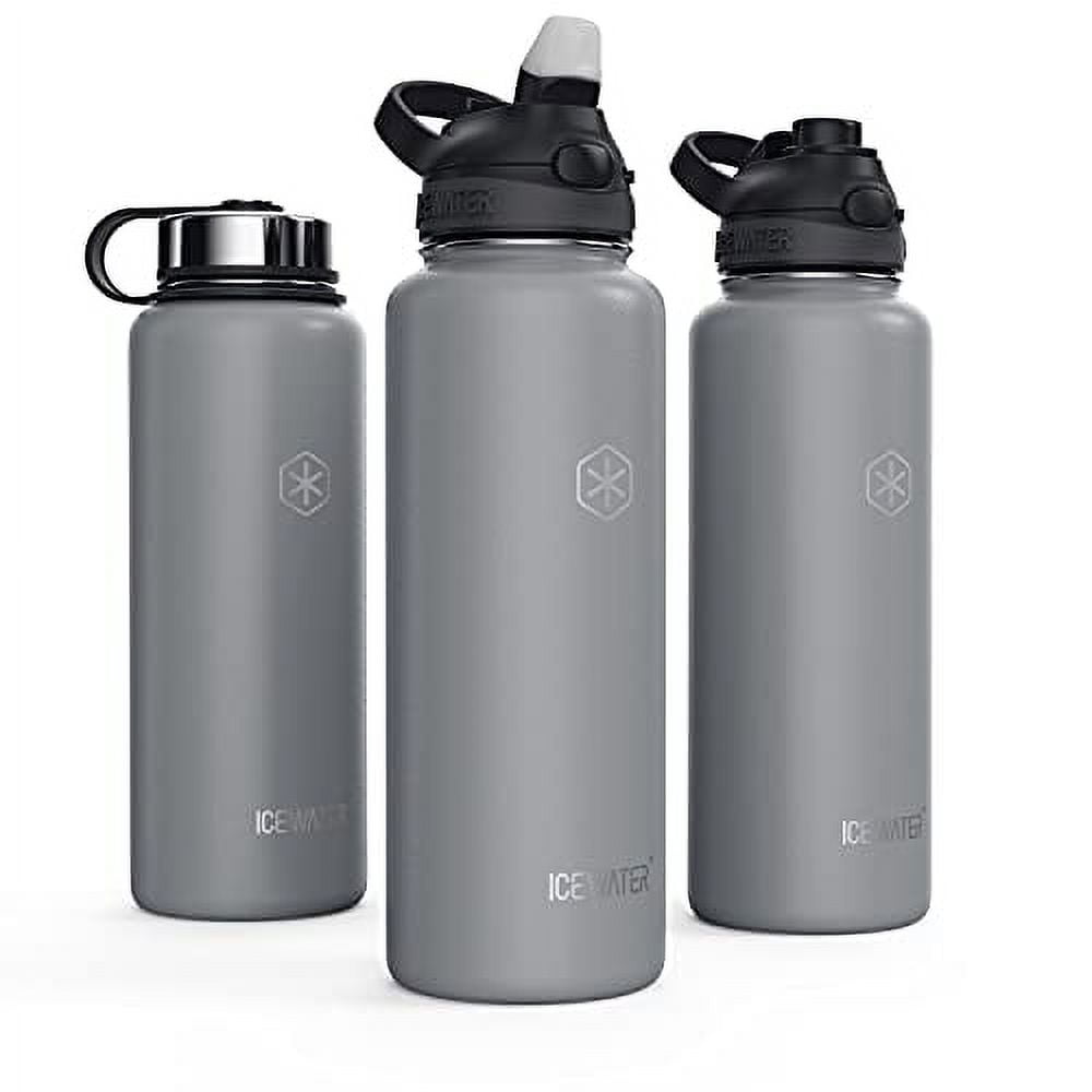 ICEWATER - 24 oz, Insulated Water Bottle With Auto Straw Lid and Carry  Handle, Leakproof Lockable Li…See more ICEWATER - 24 oz, Insulated Water  Bottle